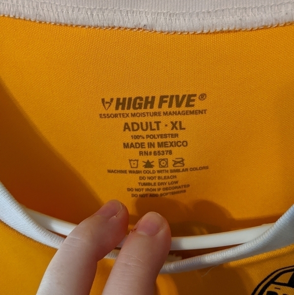 Ali Rezai #1 Orange Soccer Jersey Pamir‎ FC Size XL - Picture 2 of 5